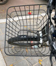 一和山地自行車(chē)前車(chē)筐車(chē)頭貨架籃筐兒童單車(chē)書(shū)包架前置籃子車(chē)簍置物箱 前置貨架【軟卡箍款】+黑色鐵筐 曬單實(shí)拍圖