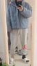 Levi's李維斯25年秋冬新款情侶同款美式休閑時(shí)尚牛仔羽絨服外套 深藍 L 曬單實(shí)拍圖