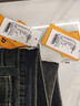 吉普（JEEP）牛仔褲男秋冬季寬松休閑褲子男士潮流百搭直筒男褲 水泥灰加絨 34 曬單實(shí)拍圖