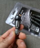 歐銳馳汽車(chē)輪胎氣門(mén)嘴真空胎氣頭氣門(mén)芯套 鋁合金氣門(mén)嘴 4只裝 槍灰色 曬單實(shí)拍圖