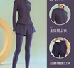 百思絨大碼女裝跑步運動(dòng)套裝長(cháng)袖透氣速干衣秋冬季外套顯瘦健身衣瑜伽服 曬單實(shí)拍圖