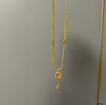 周生生黃金吊墜 足金男款女款不含項(xiàng)鏈 情侶生日禮物91007P計(jì)價(jià) 4.35克 曬單實(shí)拍圖