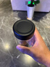 蘇泊爾（SUPOR）玻璃杯雙層水杯茶水分離泡茶杯男女士便攜耐高溫辦公茶杯子禮物 【獨(dú)立茶倉】儒雅黑-300mL 曬單實(shí)拍圖