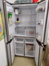 海爾（Haier）冰箱四開(kāi)門(mén)多門(mén)雙變頻風(fēng)冷無(wú)霜凈味保鮮節能省電雙開(kāi)門(mén)一級能效家用大容量十字對開(kāi)門(mén)電冰箱 【水晶銀477升 母嬰三檔變溫 黑金凈化】 曬單實(shí)拍圖