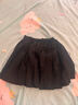 羅蒙女童裙子兒童百褶裙半身裙校園服大童小學(xué)生學(xué)院風(fēng)短裙 黑色140 曬單實(shí)拍圖