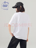 JEANSWEST CLUB真維斯純棉短袖2025年夏季t恤女裝美式寬松時(shí)尚百搭白色學(xué)生上衣 曬單實(shí)拍圖