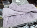 京東京造【10A抗菌】抗靜電珊瑚絨睡衣女士睡衣保暖家居服情侶套裝粉紫XL 曬單實(shí)拍圖