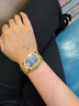 范思哲（VERSACE）瑞士手表女士小金表石英表生日禮物送女友VE1B00818-28X35MM 曬單實(shí)拍圖