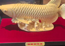 大明銅匠絨沙金大號金龍魚(yú)擺件招財開(kāi)業(yè)喬遷之喜搬家禮物客廳辦公室裝飾品 曬單實(shí)拍圖