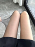 莫代爾0d高透黑絲襪女夏季防勾絲性感純欲黑色透明薄款防曬不掉檔連褲襪 性感黑絲+字母黑絲 2條 均碼 淺黑感/75-145斤/150-172c 曬單實(shí)拍圖