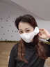 skingcond德國口罩冬天防風(fēng)防寒保暖耳罩女冬季加絨護耳二合一面罩面紗耳套 白色 曬單實(shí)拍圖