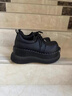 清中喬厚底增高松糕鞋矮小個(gè)子日系娃娃鞋y2k亞文化真皮甜美大頭厚底鞋 黑色【升級版】 37 曬單實(shí)拍圖