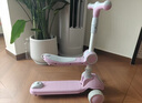 貝趣兒童滑板車(chē)1-3-6-12歲寶寶可坐滑滑車(chē)幼兒男孩女孩小孩踏板車(chē) 三合一粉丨悍馬輪+燈光音樂(lè )+推桿 防側翻2歲兒童車(chē)六一兒童節禮物 曬單實(shí)拍圖
