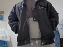 安初夏夾克外套男士休閑套裝春秋季新款一套衣服男裝潮流搭配寬松兩件套 TOP1黑色兩件套 XL 【125-145斤】 曬單實(shí)拍圖