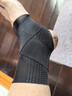 Jherz日本進(jìn)口護腳踝繃帶護具輕薄防崴腳扭傷套男女韌帶腳腕傷后固定套 黑色【輕薄升級款】 L（一只） 曬單實(shí)拍圖