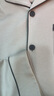 曼妮芬60S男士家居服100%純棉翻領(lǐng)春秋季長(cháng)袖長(cháng)褲休閑寬松睡衣睡褲套裝 燕麥卡其 2XL (180) 適合161-180斤 曬單實(shí)拍圖