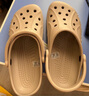 卡駱馳crocs洞洞鞋貝雅男鞋女鞋輕便耐磨一腳蹬拖鞋休閑鞋|10126 卵石色-2V3 39 (240mm) 曬單實(shí)拍圖