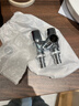 九牧（JOMOO）一進(jìn)二出三通角閥黃銅雙把雙控單獨出水自動(dòng)止水74124-795/1C-1 曬單實(shí)拍圖