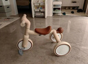kidpop兒童三輪車(chē)腳踏車(chē)1-4歲遛娃神器寶寶手推車(chē)滑行車(chē) 周歲禮物冬雪白 曬單實(shí)拍圖