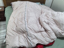 多喜愛(ài)家紡羽絨被 波蘭進(jìn)口潔凈白鴨絨 90羽絨被芯鴨絨秋冬保暖厚被子 耀享90白鴨絨【冬被】格韻霧粉 1.5米床(203*229cm) 曬單實(shí)拍圖
