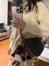 DISSONA迪桑娜包包女2025幸運錦囊提花帆船包單肩斜挎包【女神節禮物】 合作款-中號-棕色(吊牌價(jià)：1598) 曬單實(shí)拍圖