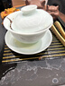 景德鎮陶瓷茶具套裝影青雕刻蓋碗茶杯茶具整套過(guò)節送禮長(cháng)輩高檔禮品禮盒 【人氣熱賣(mài)】遠山茶具套組-影青 6頭 曬單實(shí)拍圖