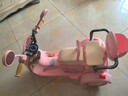 夢(mèng)多福兒童電動(dòng)摩托車(chē)三輪遙控玩具車(chē)可坐雙人寶寶0-12歲小孩一周歲禮物 粉色【雙驅12v9A+藍牙+遙控】 男孩生日禮物女孩3-6歲 曬單實(shí)拍圖