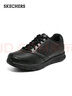 斯凱奇（Skechers）男鞋夏季商務(wù)休閑皮鞋流行正裝鞋軟底緩震舒皮鞋77156 黑色/BLK 43 曬單實拍圖