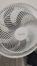 美的（Midea）電風(fēng)扇落地扇臺(tái)扇家用大風(fēng)量電扇宿舍輕音低噪臺(tái)式桌面兩用節(jié)能 【升級(jí)七葉強(qiáng)風(fēng)  臺(tái)地兩用】象牙白 曬單實(shí)拍圖
