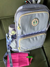 美旅箱包放心書(shū)包女孩4-6年級小學(xué)生大容量雙肩包兒童抗菌減負背包NK1 曬單實(shí)拍圖