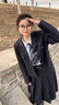晨芙休閑小個子西裝外套女秋冬職業(yè)裝短款西服套裝女士大學(xué)生面試正裝 黑色西裝+半身裙 L 建議100-110斤 曬單實(shí)拍圖