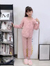 G.DUCKKIDS童裝校服神器內膽加厚兒童保暖內衣三層夾棉內搭女中大童棉襖冬裝 粉色套裝 170 適合160-170cm年齡14-15歲 曬單實(shí)拍圖