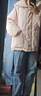 森馬（Semir）羽絨服女質(zhì)感純色簡(jiǎn)約保暖冬季2024oversize連帽外套109724113030 曬單實(shí)拍圖
