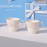 Wedgwood[11.11保價(jià)]歡愉假日象牙白陶瓷馬克情侶對杯2個(gè)水杯家用高顏值 曬單實(shí)拍圖