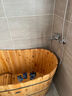 尚田STB-028泡澡木實(shí)木浴桶成人洗澡盆香柏木沐浴桶木質(zhì)木桶浴桶望月 曬單實(shí)拍圖