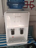 奧克斯飲水機茶吧機家用小型臺式桌面飲水機宿舍辦公室迷你快速加熱桶裝水飲水器 純白 溫熱型 雙推杯取水款 曬單實(shí)拍圖