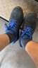 森諾克勞保鞋透氣男工作夏季防砸鋼包頭電焊防砸防刺穿老保輕便防滑焊工 藍色四季通用款 42 曬單實(shí)拍圖