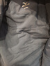 美津濃戶(hù)外休閑夾克男外套男棉衣抓絨寬松連帽大碼棉服上衣 藏青色 XL 曬單實(shí)拍圖