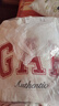 GAP女裝2025秋季新款撞色Logo寬松抓絨套頭連帽衫衛衣上衣792499 淺灰白 M (165/88A) 亞洲尺碼 曬單實(shí)拍圖