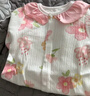 笛莎嬰兒連體衣新生兒春夏季長(cháng)袖爬服初生男女寶寶四季內衣純棉衣服 曬單實(shí)拍圖