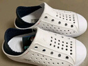 Skechers斯凱奇童鞋男女夏季一腳蹬撞色休閑涼鞋兒童洞洞鞋91995N 曬單實(shí)拍圖
