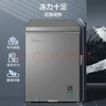 美的（Midea）100升小冰柜家用冷藏冷凍兩用一級能效節能茶葉保鮮柜小型冷柜冰箱BD/BC-100KMF(E)國家補貼 曬單實(shí)拍圖