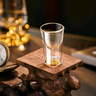 CLITON金箔水晶白酒杯分酒器套裝一口杯茅臺小酒杯玻璃烈酒杯6杯6壺 曬單實拍圖