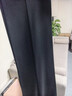 LILY【專(zhuān)柜甄選】冬新款女裝時(shí)尚通勤款顯瘦小直筒休閑西裝褲 510黑 M 曬單實(shí)拍圖