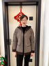 啄木鳥(niǎo)（TUCANO）母親節中年媽媽秋裝千鳥(niǎo)格呢子外套洋氣中老年女裝春秋冬季上衣H 米色 3XL 建議130-140斤 曬單實(shí)拍圖