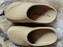 彪馬（PUMA）【穆勒鞋】輕便透氣半拖涼鞋男女復古拖鞋外穿MULE402852 冰咖色-淡綠-02 37 曬單實(shí)拍圖