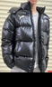 彪馬（PUMA）90絨保暖連帽短款鴨絨外套男子新款秋冬羽絨服585408 黑色-01 M (175/96A) 曬單實(shí)拍圖
