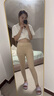 貓人（MiiOW）加長秋褲女士高個(gè)子專用高腰收腹打底褲加絨線褲大碼保暖褲秋冬季 自然膚 L 【推薦體重：100-115斤】 曬單實(shí)拍圖