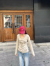 柯蘭娜韓系純欲V領(lǐng)露鎖骨打底針織衫女2025春秋季刺繡修身顯瘦內搭上衣 淺咖色 L 【105-115斤】 曬單實(shí)拍圖