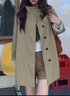 范思藍恩英倫設計感立領(lǐng)風(fēng)衣外套女2025秋裝撞色小個(gè)子休閑上衣女 卡其色短款 M （尺碼偏大，建議往小拍） 曬單實(shí)拍圖